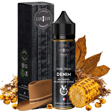 CURIEUX - DENIM 50ml - La Vapoteria