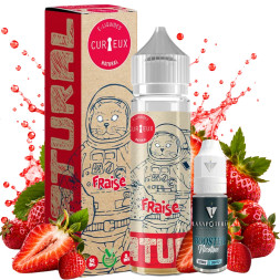 CURIEUX - NATURAL FRAISE 50ml 03mg - La Vapoteria