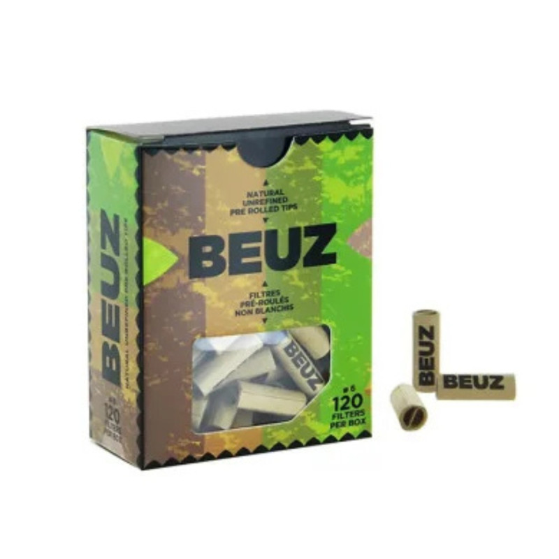 BEUZ - BOITE DE 120 TIPS PRE-ROULÉS - La Vapoteria