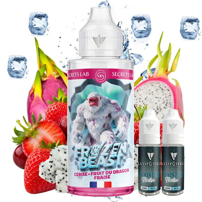 FROZEN BEAST - CERISE FRUIT DU DRAGON FRAISE 100ml 03mg - La Vapoteria