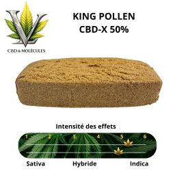 VIKING HEMP - HASH KING POLLEN CBD-X 50% - La Vapoteria