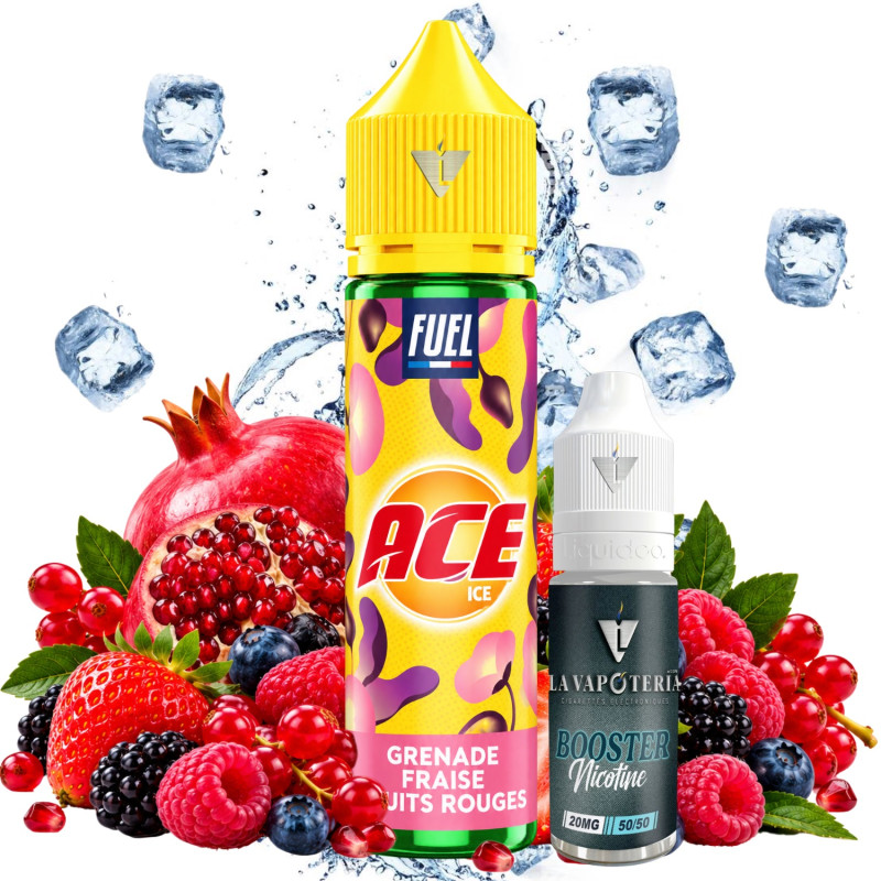 ACE - GRENADE FRAISE FRUITS ROUGES 50ml 03mg - La Vapoteria