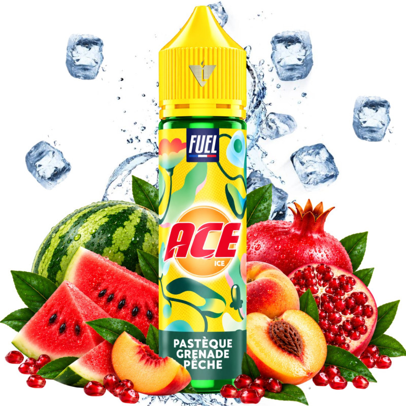 ACE - PASTÈQUE GRENADE PECHE 50ml - La Vapoteria