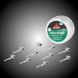 Hellvape - NI80 Dual Core Fused Claptons Coils pre-built (10pcs) - La Vapoteria