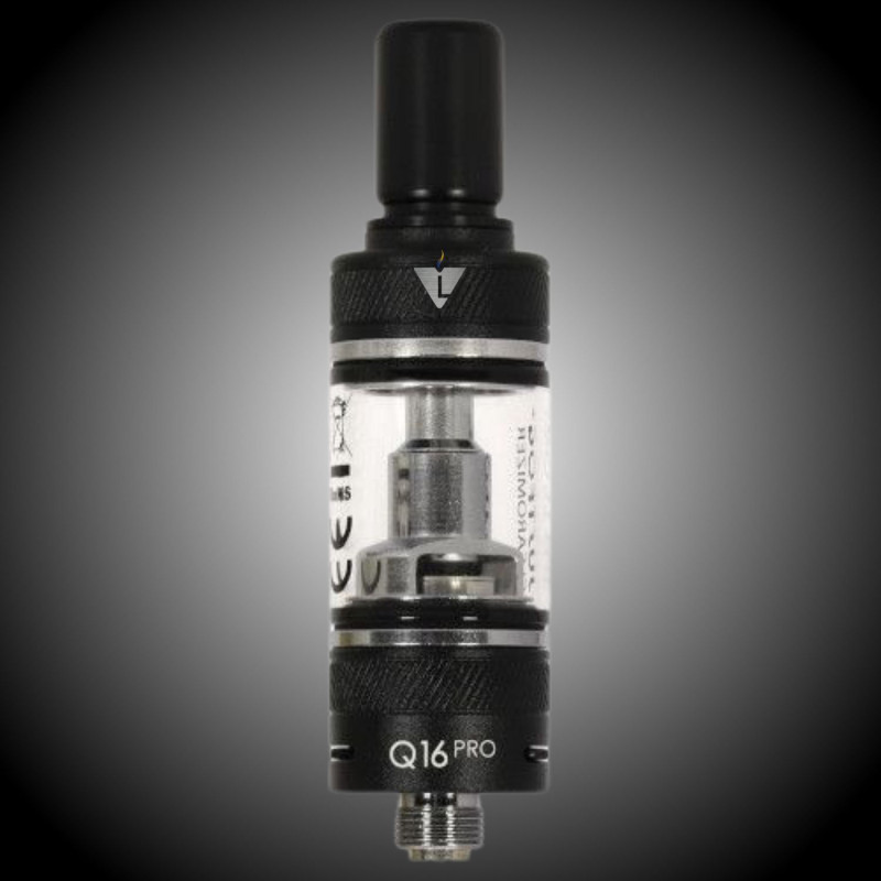 JUSTFOG - CLEAROMISER Q16 PRO 1,9ml Noir - La Vapoteria