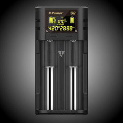 X-POWER - CHARGEUR LCD S2 - La Vapoteria