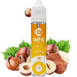 ALFALIQUID - NOISETTE 50ml - la Vapoteria