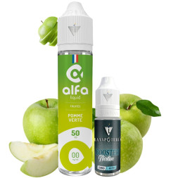 ALFALIQUID - PACK POMME VERTE 50ml 3mg - la Vapoteria