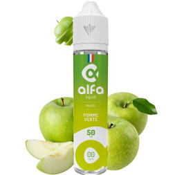 ALFALIQUID - POMME VERTE 50ml - la Vapoteria