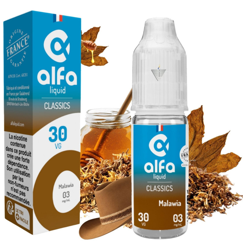 ALFALIQUID - TABAC MALAWIA 10ml