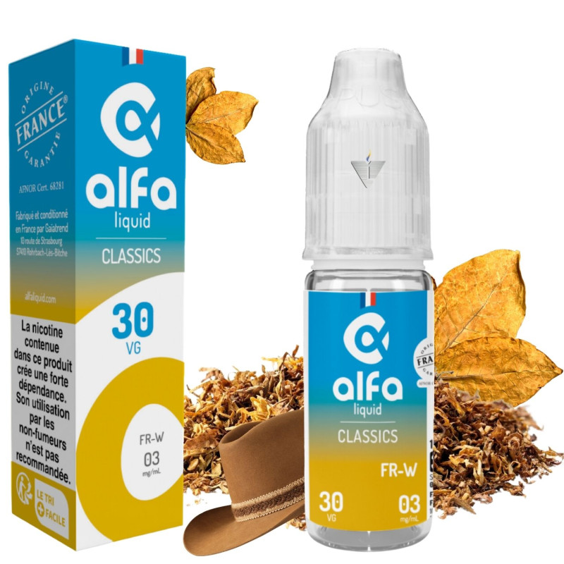 ALFALIQUID - FR-W 10ml 00mg - La Vapoteria