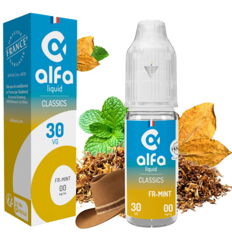 ALFALIQUID - FR-MINT 10ml 00mg - La Vapoteria