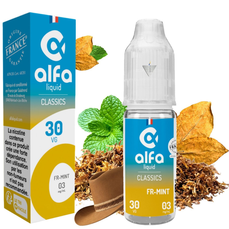 ALFALIQUID - TABAC FR-MINT 10ml
