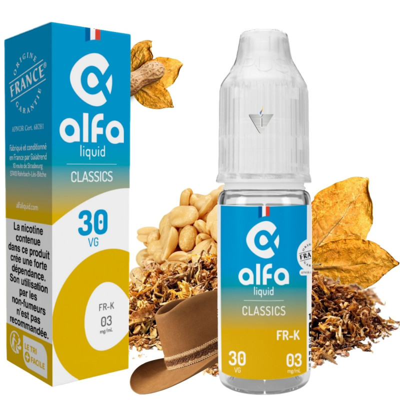 ALFALIQUID - FR-K 10ml 00mg - La Vapoteria