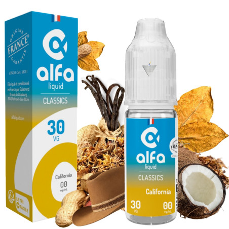 ALFALIQUID - CALIFORNIA 10ml 00mg - La Vapoteria