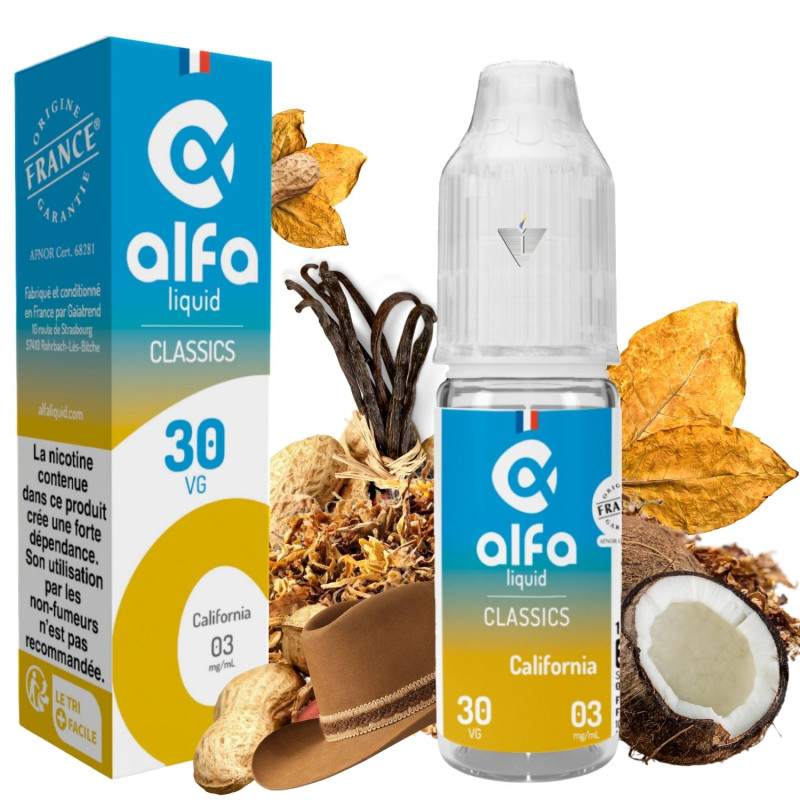 ALFALIQUID - TABAC CALIFORNIA 10ml