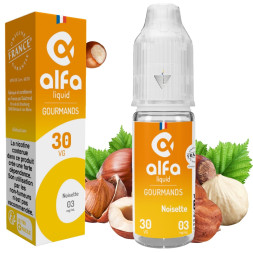 ALFALIQUID - NOISETTE 10ml 03mg - La Vapoteria