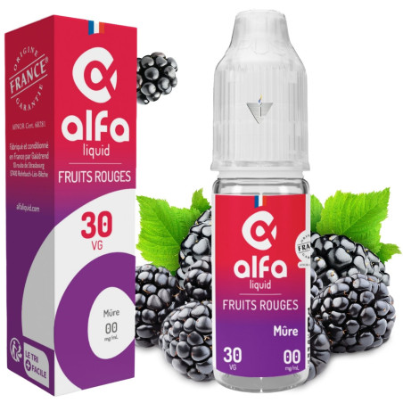 ALFALIQUID - MÛRE 10ml 00mg  La Vapoteria