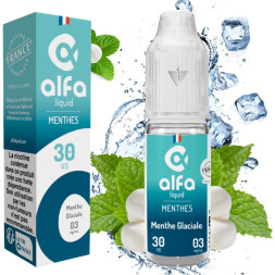ALFALIQUID - MENTHE GLACIALE 10ml 03mg - La Vapoteria