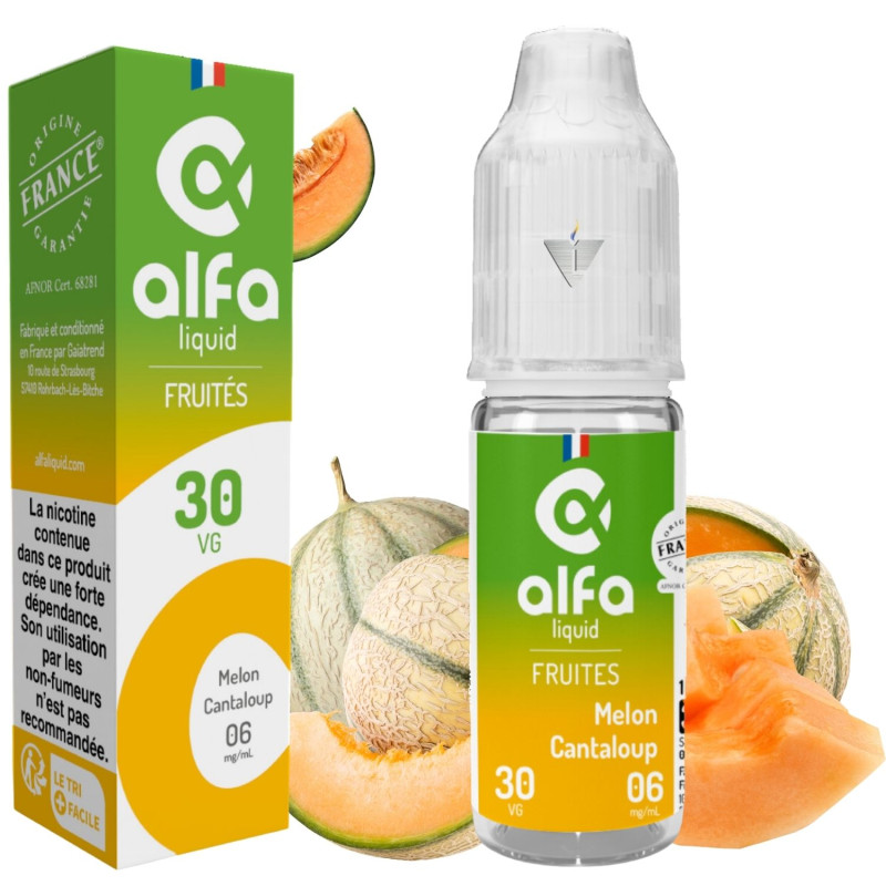 ALFALIQUID - MELON CANTALOUP 10ml 00mg - La Vapoteria