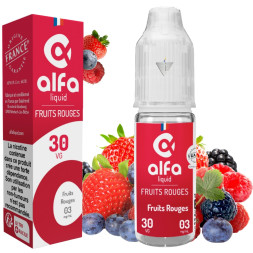 ALFALIQUID - FRUITS ROUGES 10ml 03mg - La Vapoteria