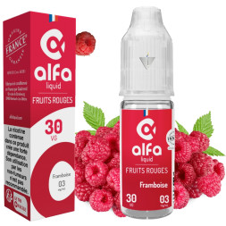 ALFALIQUID - FRAMBOISE 10ml 03mg - La Vapoteria
