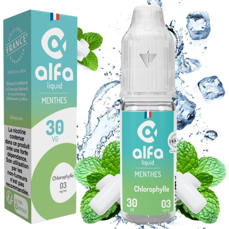 ALFALIQUID - CHLOROPHYLLE 10ml 00mg - La Vapoteria