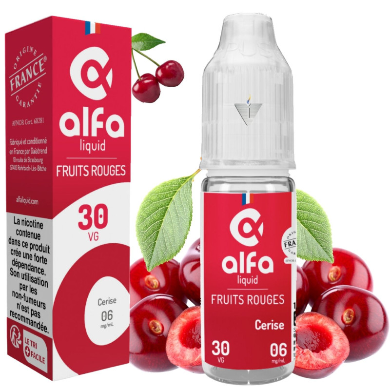 ALFALIQUID - CERISE 10ml 00mg - La Vapoteria