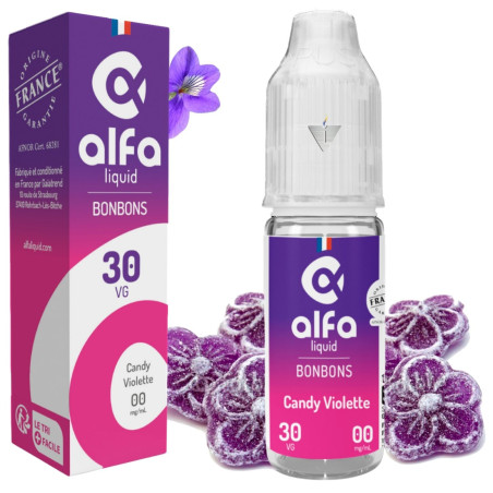 ALFALIQUID - CANDY VIOLET 10ml 00mg - La Vapoteria