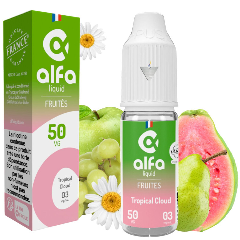 Alfa50 - TROPICAL CLOUD 10ml 03mg - La Vapoteria