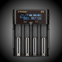 X-POWER - CHARGEUR LCD S4 - La Vapoteria