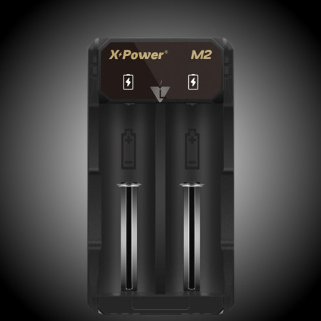X-POWER - CHARGEUR LCD M2 - La Vapoteria
