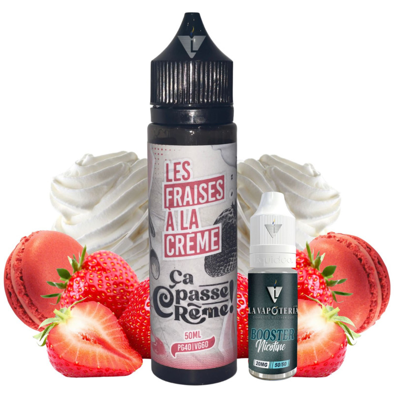 TOUTATIS - ÇA PASSE CRÈME FRAISE 50ml 03mg -La Vapoteria