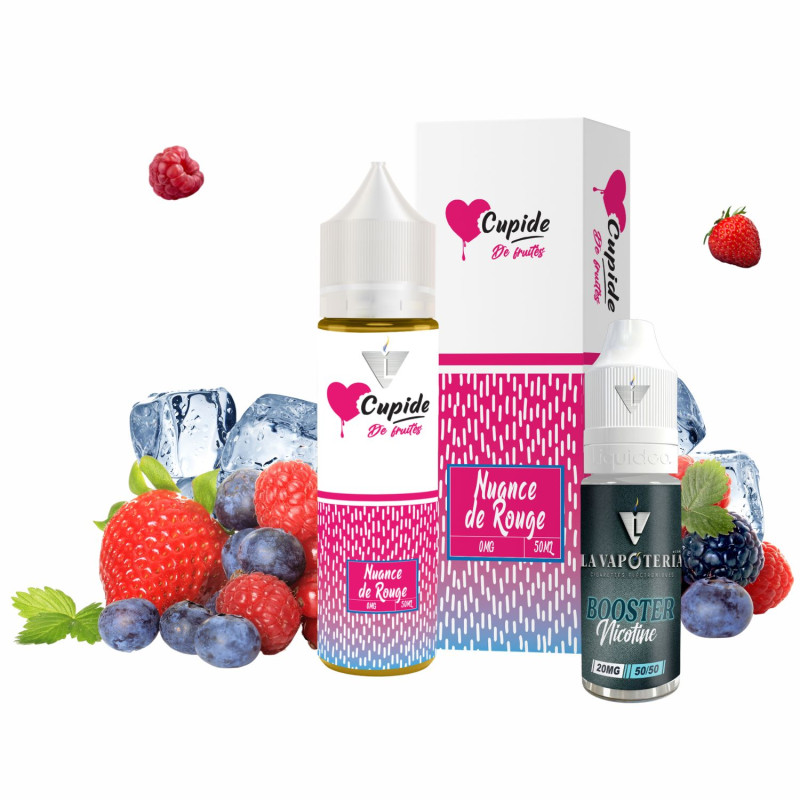 CUPIDE - NUANCE DE ROUGE 50ml 03mg - La Vapoteria