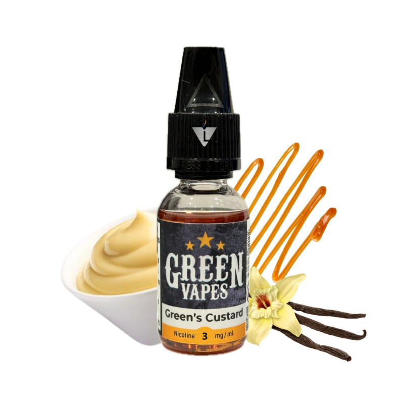 GREEN VAPES - GREEN CUSTARD 10ml