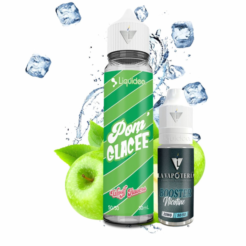 LIQUIDÉO - POM' GLACÉE WPUFF FLAVORS 50ml 03mg - La Vapoteria