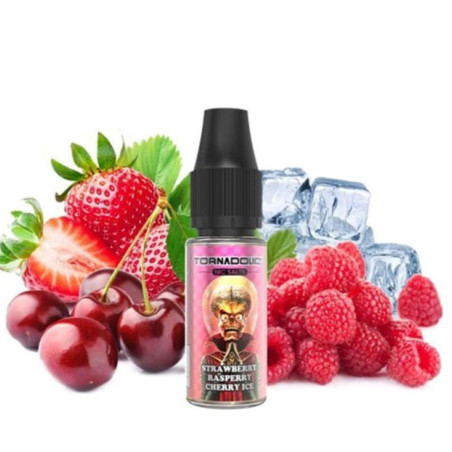 TORNADO - SALT 10K - STRAWBERRY RASPBERRY CHERRY ICE 10ml - La Vapoteria