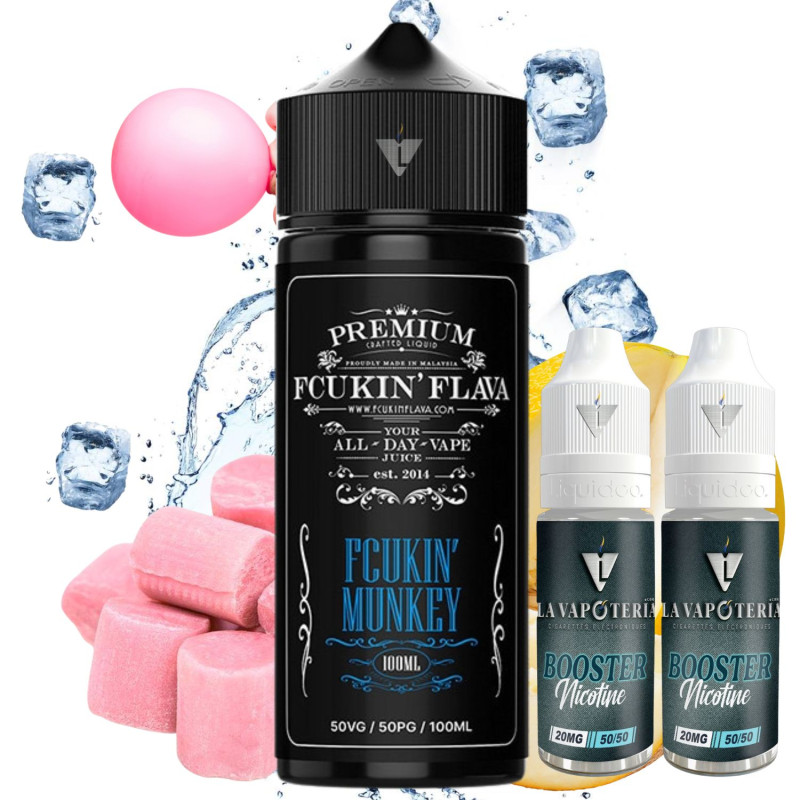 FCUKIN FLAVA - FCUKIN' MONKEY 100ml 03mg - La Vapoteria