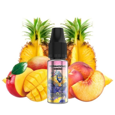 TORNADO - SALT 15K - PEACH PINEAPPLE MANGO 10ml - La Vapoteria
