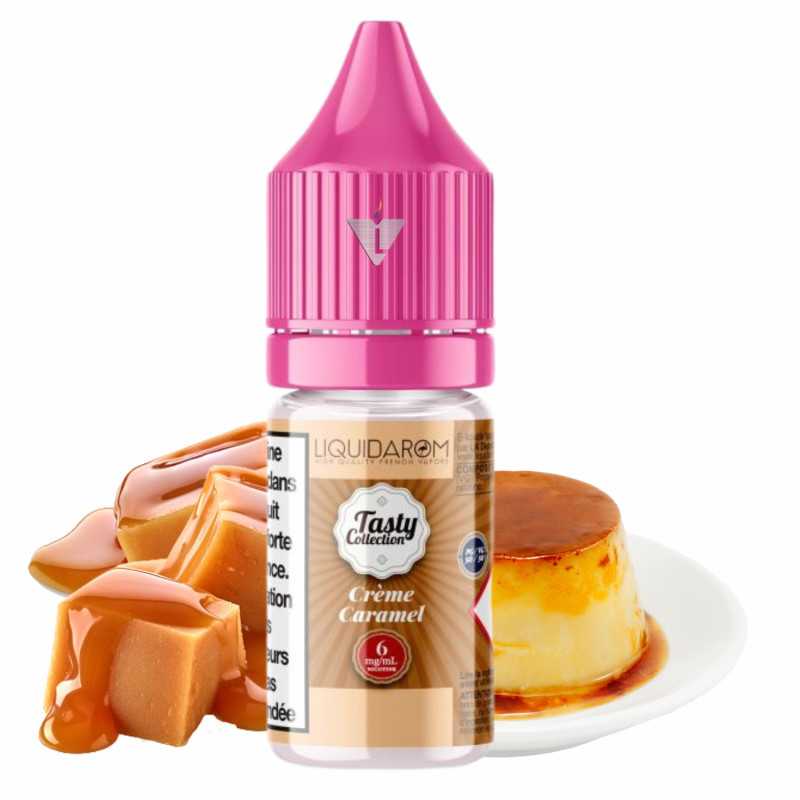 TASTY - CRÈME CARAMEL 10ml 06mg - La Vapoteria