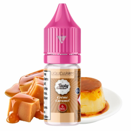 TASTY - CRÈME CARAMEL 10ml 06mg - La Vapoteria