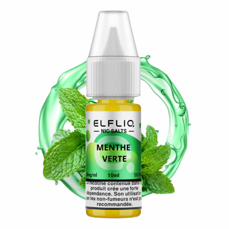 ELFLIQ SALT - MENTHE VERTE 10ml - La Vapoteria