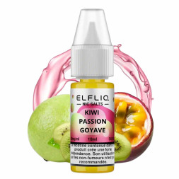 ELFLIQ SALT KIWI PASSION GOYAVE 10 ML - La Vapoteria