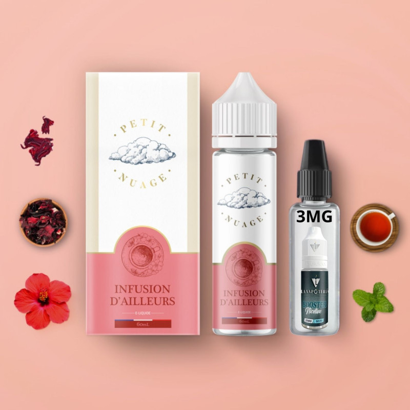 PETIT NUAGE - INFUSION D'AILLEURS 60ml 03mg - La Vapoteria