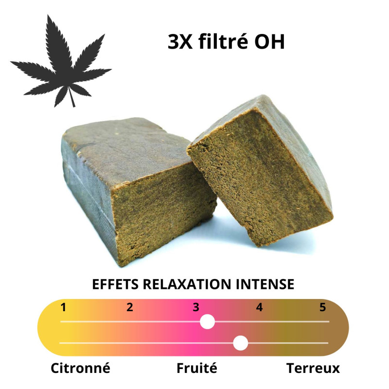 VIKING HEMP - VRAC HASH 3X FILTRÉ OH 10% - La Vapoteria