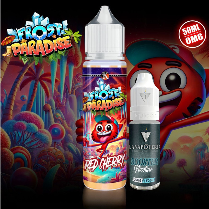 FROST PARADISE - RED CHERRY 50ml PACK 3mg - La Vapoteria