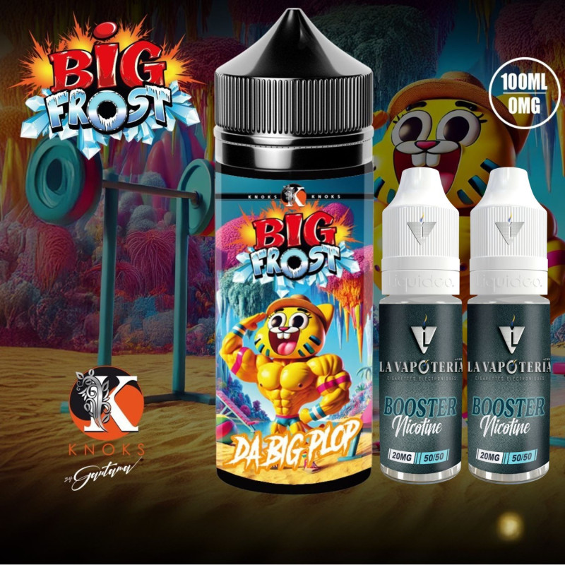 BIG FROST PARADISE - DA BIG PLOP 100ml PACK 3mg - La Vapoteria