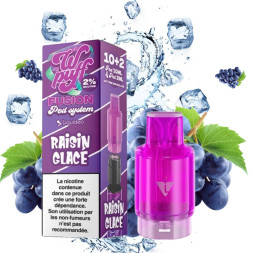 WPUFF FUSION 2.0 - POD RAISIN GLACÉ 15000 PUFFS - La Vapoteria