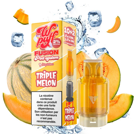 WPUFF FUSION 2.0 - POD POD TRIPLE MELON 15000 PUFFS - La Vapoteria