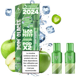 WPUFF 2.0 - PACK DE 2 PODS POMME GLACÉE - la Vapoteria